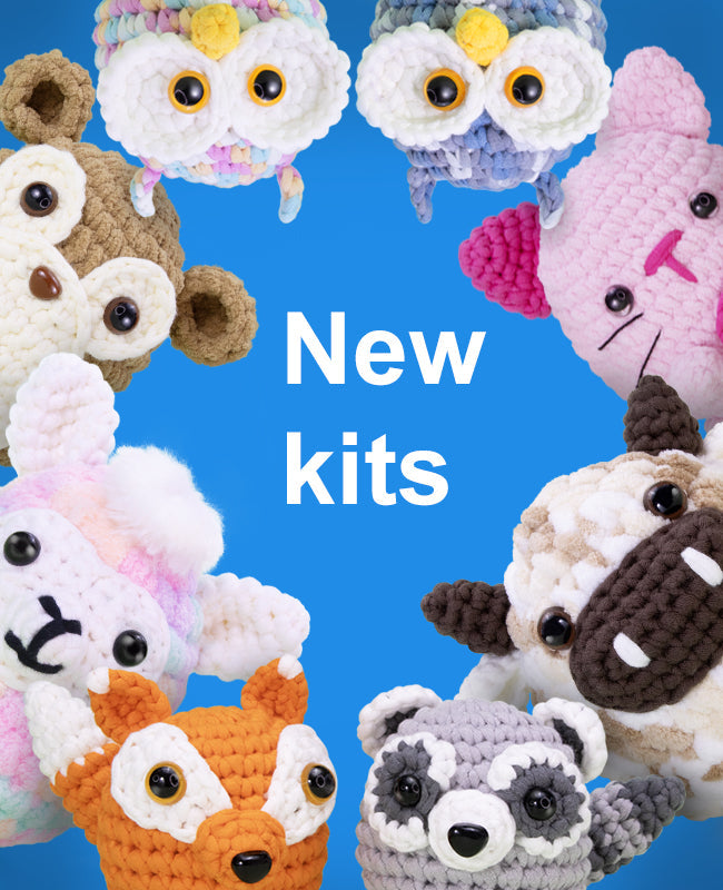 NestledCrafts PescatorePuff – Kit Uncinetto Per Principianti